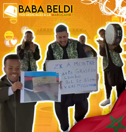 Dédicace vidéo de Zakaria et les Hellawah 🎥🎬