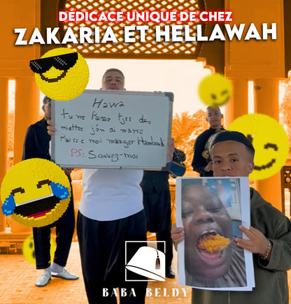 Dédicace vidéo de Zakaria et les Hellawah 🎥🎬